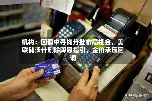机构：回调中寻找分批布局机会，美联储沃什删除降息指引，金价承压回调-第3张图片