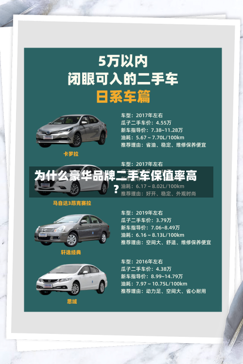 为什么豪华品牌二手车保值率高？-第2张图片