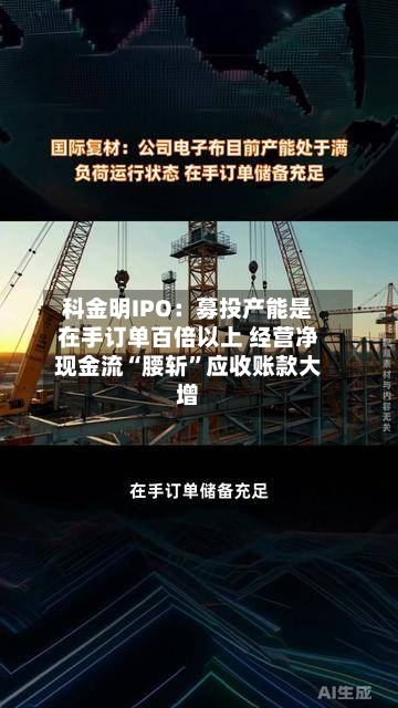 科金明IPO：募投产能是在手订单百倍以上 经营净现金流“腰斩”应收账款大增-第3张图片