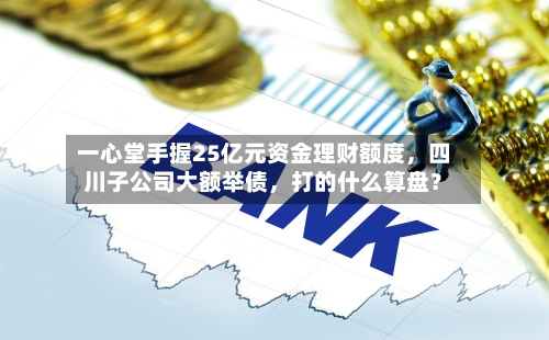 一心堂手握25亿元资金理财额度	，四川子公司大额举债，打的什么算盘？-第3张图片