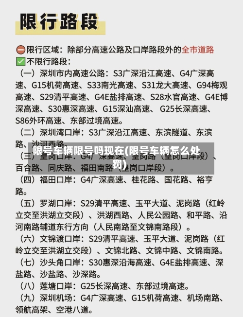 限号车辆限号吗现在(限号车辆怎么处罚)-第3张图片