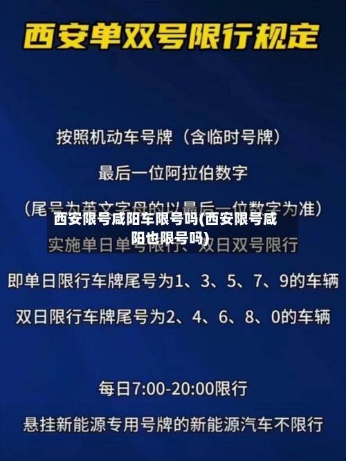 西安限号咸阳车限号吗(西安限号咸阳也限号吗)