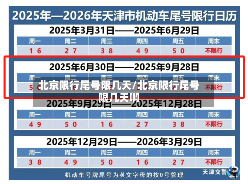 北京限行尾号限几天/北京限行尾号限几天啊