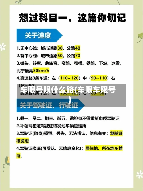 车限号限什么路(车限车限号)-第2张图片