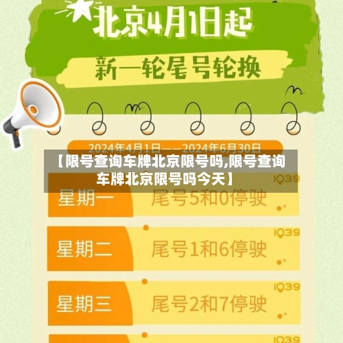 【限号查询车牌北京限号吗,限号查询车牌北京限号吗今天】
