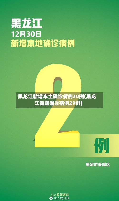 黑龙江新增本土确诊病例30例(黑龙江新增确诊病例29例)-第3张图片
