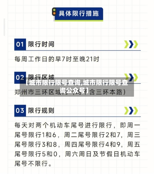 【城市限行限号查询,城市限行限号查询公众号】-第2张图片