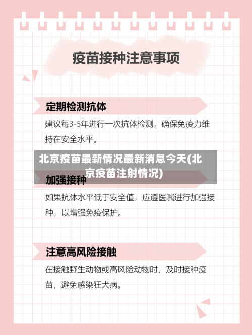 北京疫苗最新情况最新消息今天(北京疫苗注射情况)