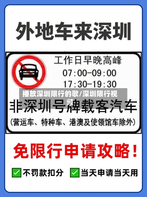 播放深圳限行的歌/深圳限行视频