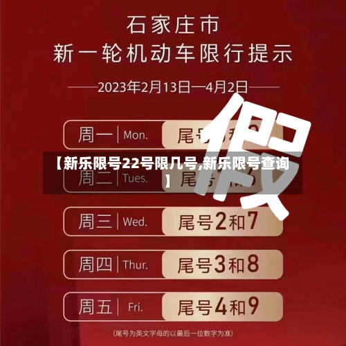 【新乐限号22号限几号,新乐限号查询】-第3张图片