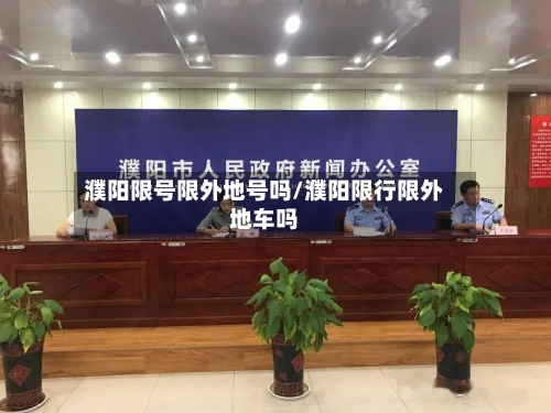濮阳限号限外地号吗/濮阳限行限外地车吗