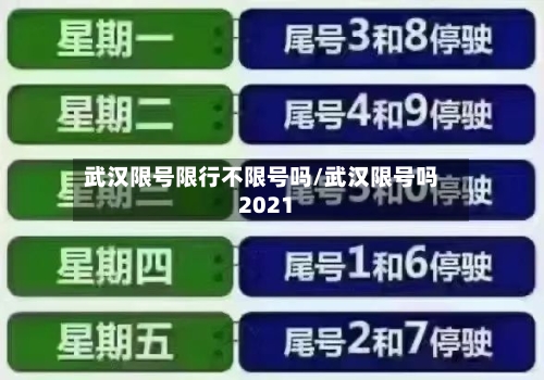 武汉限号限行不限号吗/武汉限号吗2021-第2张图片