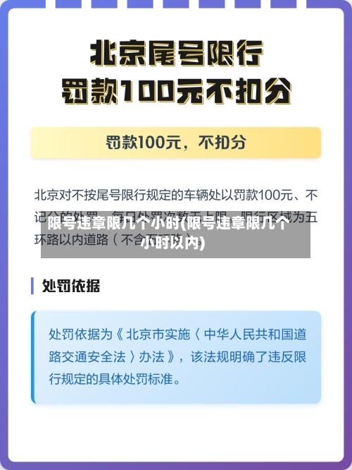 限号违章限几个小时(限号违章限几个小时以内)