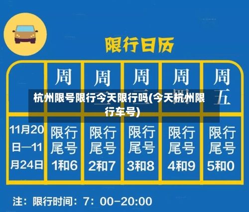 杭州限号限行今天限行吗(今天杭州限行车号)
