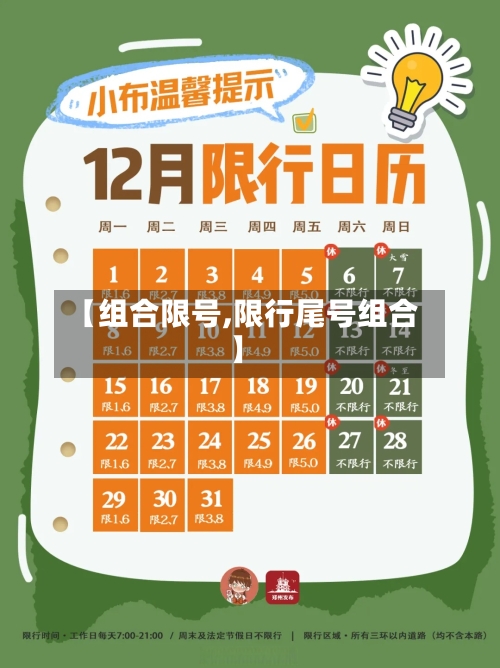 【组合限号,限行尾号组合】-第3张图片
