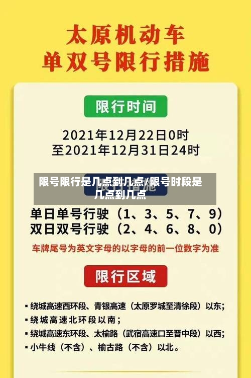 限号限行是几点到几点/限号时段是几点到几点
