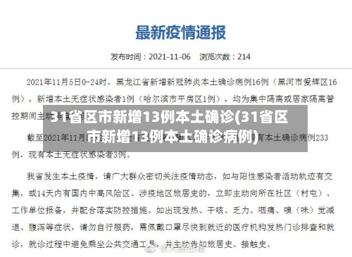31省区市新增13例本土确诊(31省区市新增13例本土确诊病例)-第2张图片