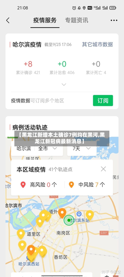【黑龙江新增本土确诊7例均在黑河,黑龙江新冠病最新消息】-第2张图片