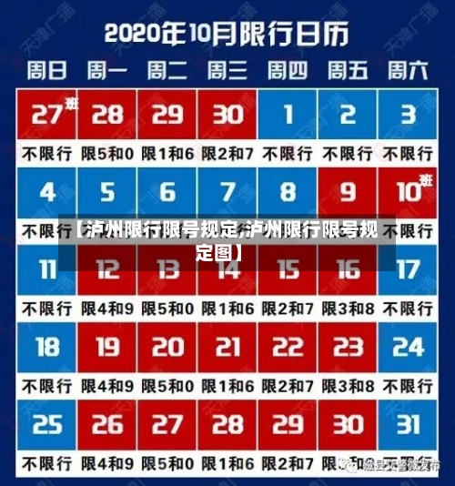 【泸州限行限号规定,泸州限行限号规定图】-第2张图片