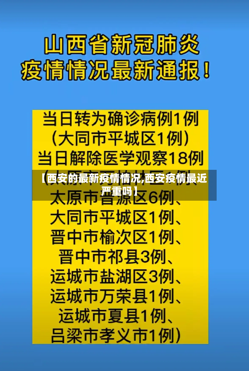 【西安的最新疫情情况,西安疫情最近严重吗】-第2张图片