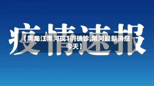 【黑龙江黑河现1例确诊,黑河最新消息今天】-第2张图片