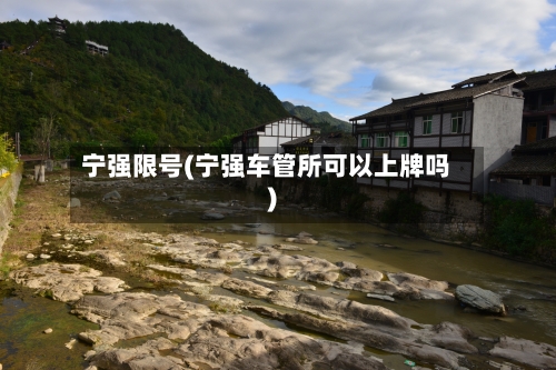 宁强限号(宁强车管所可以上牌吗)-第2张图片